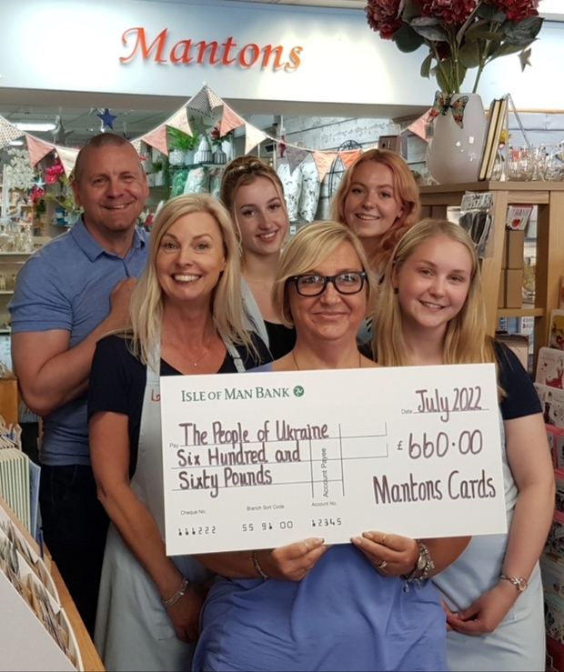 Greeting card and gift shop Mantons raises more than £30,000 for charities