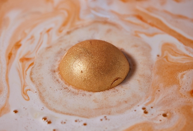 Lush Dragon's Egg bath bomb is going gold for Childhood Cancer Awareness month